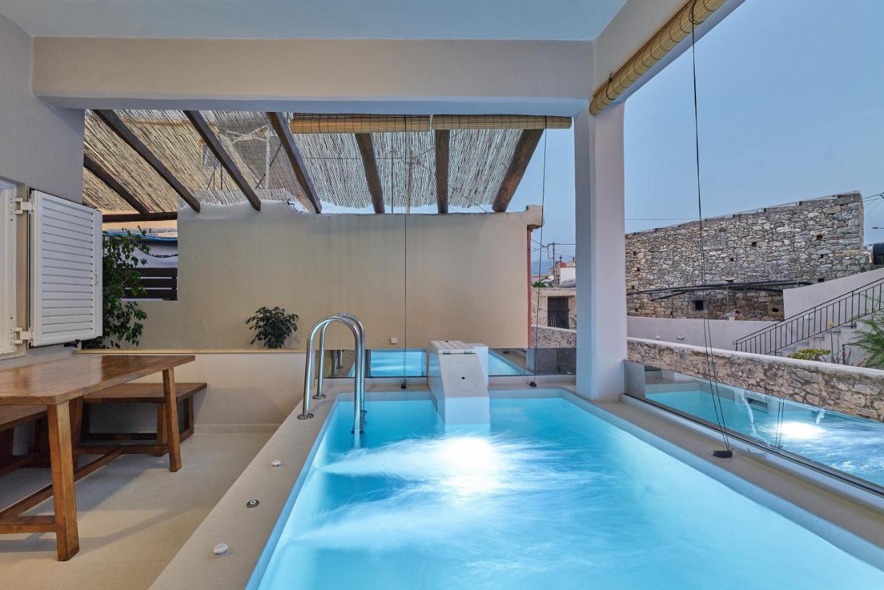 2 Bedroom Villa With Heated Swimming Pool-Spa Whirlpool-Bbq! Melidhónion Exterior foto